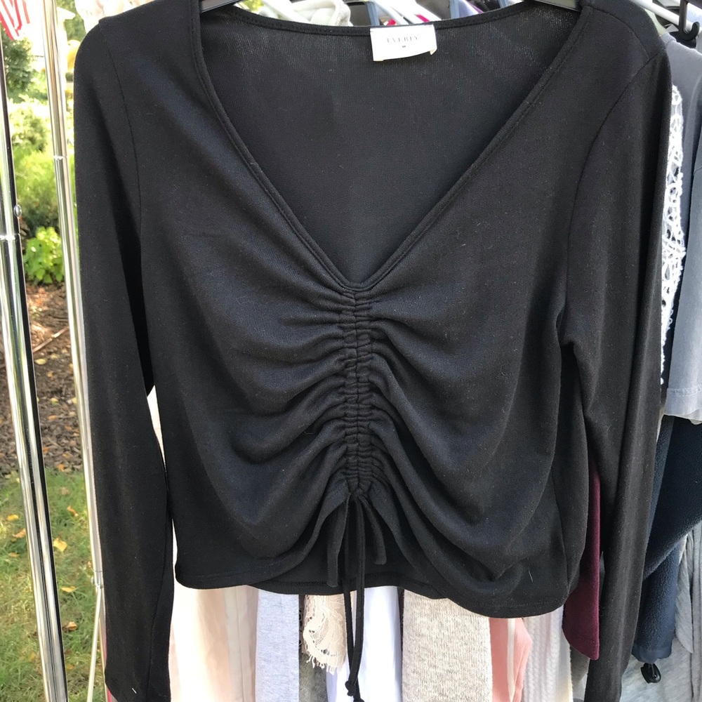Long Sleeve Crop Top